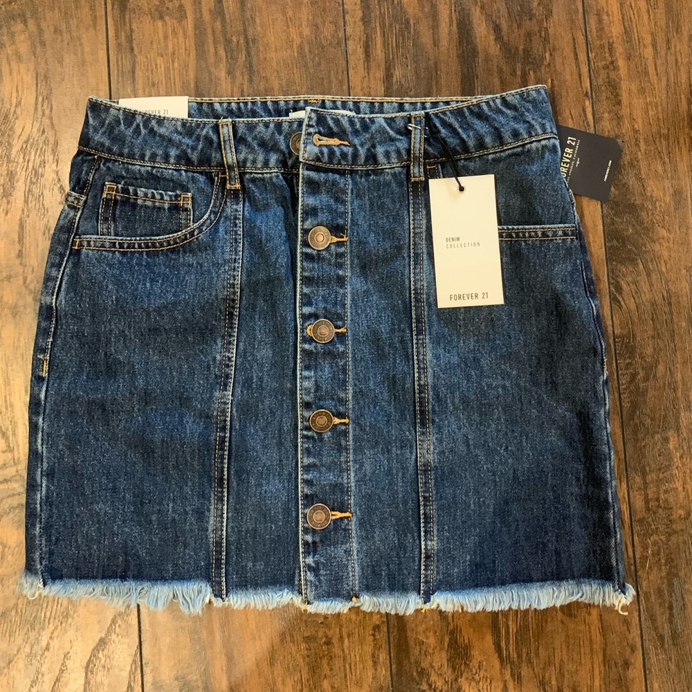 Forever 21 Jean Skirt
